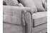 Liam Scatterback Sofa Grey 3 Seater Side View